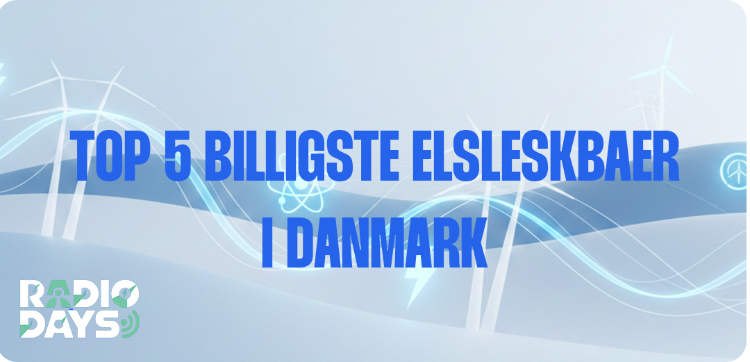 Top 5 billigste elselskaber i Danmark
