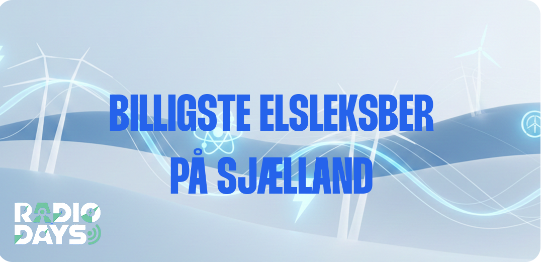 Top 5 billigste elselskaber på Sjælland 2026