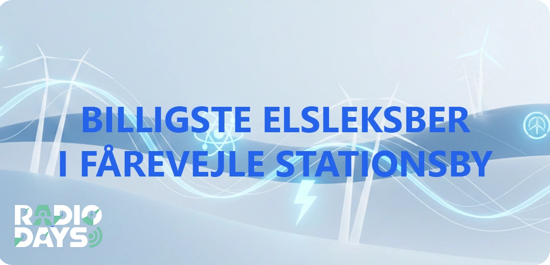 de 10 billigste elselskaber i Fårevejle Stationsby