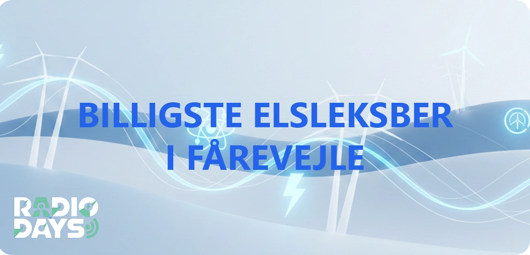 de 10 billigste elselskaber i Fårevejle