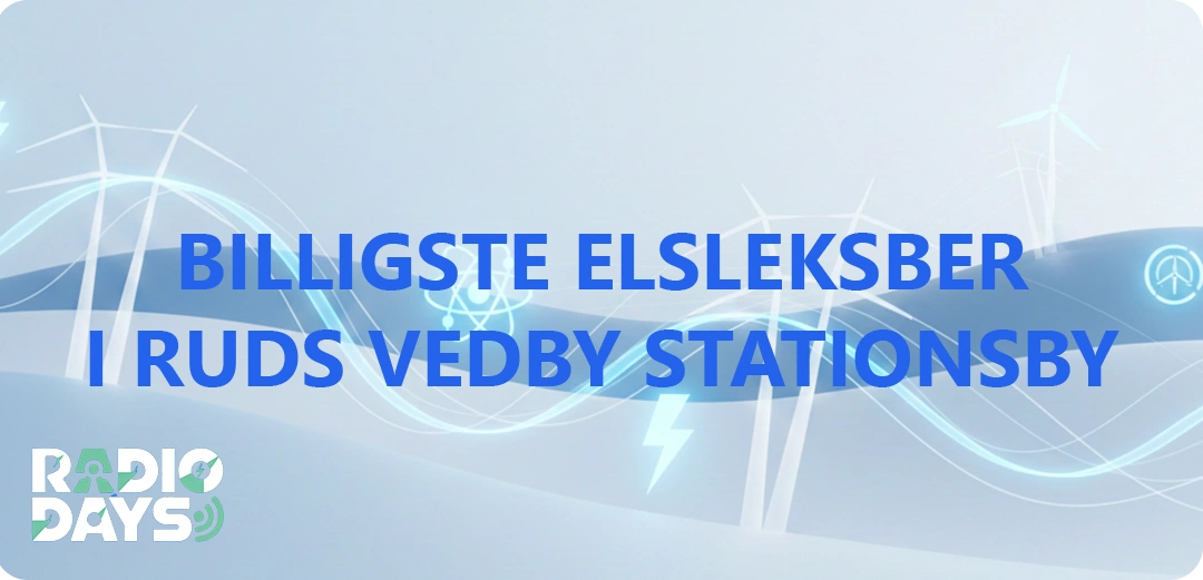 de 10 billigste elselskaber i Ruds Vedby Stationsby